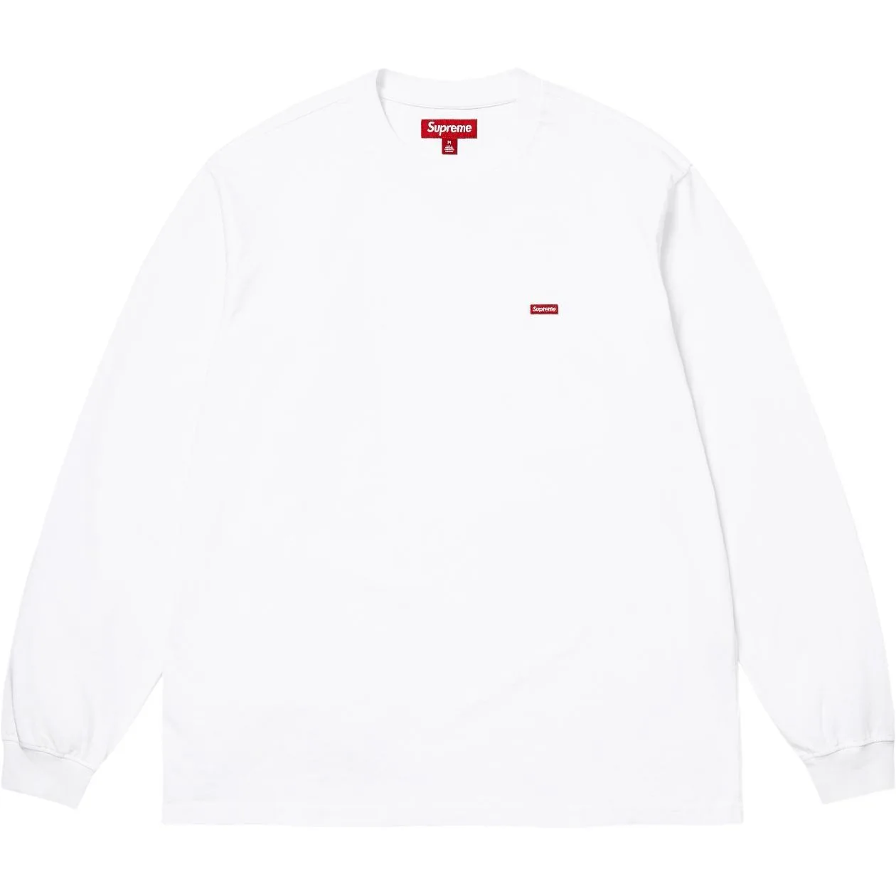 Футболка с длинным рукавом SS26 WEEK1 Small Box Unisex Supreme, белый