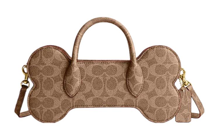 

COACH Сумка из ПВХ кость наплечная через плечо женская среднего размера