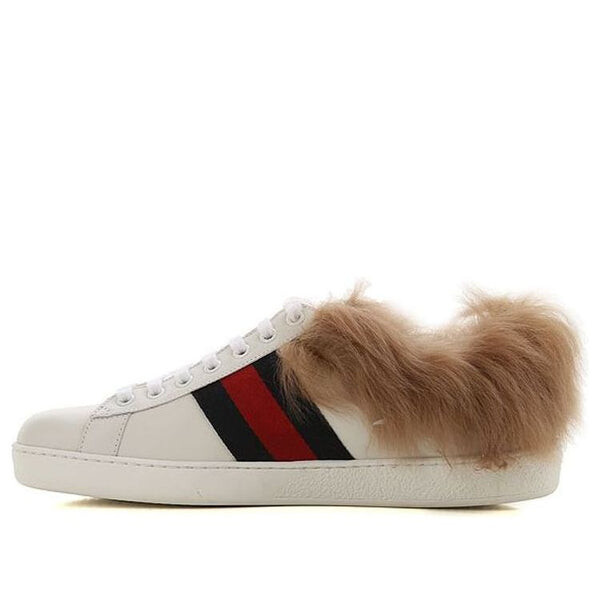 Кроссовки ace wool embroidered 'bee' Gucci, белый