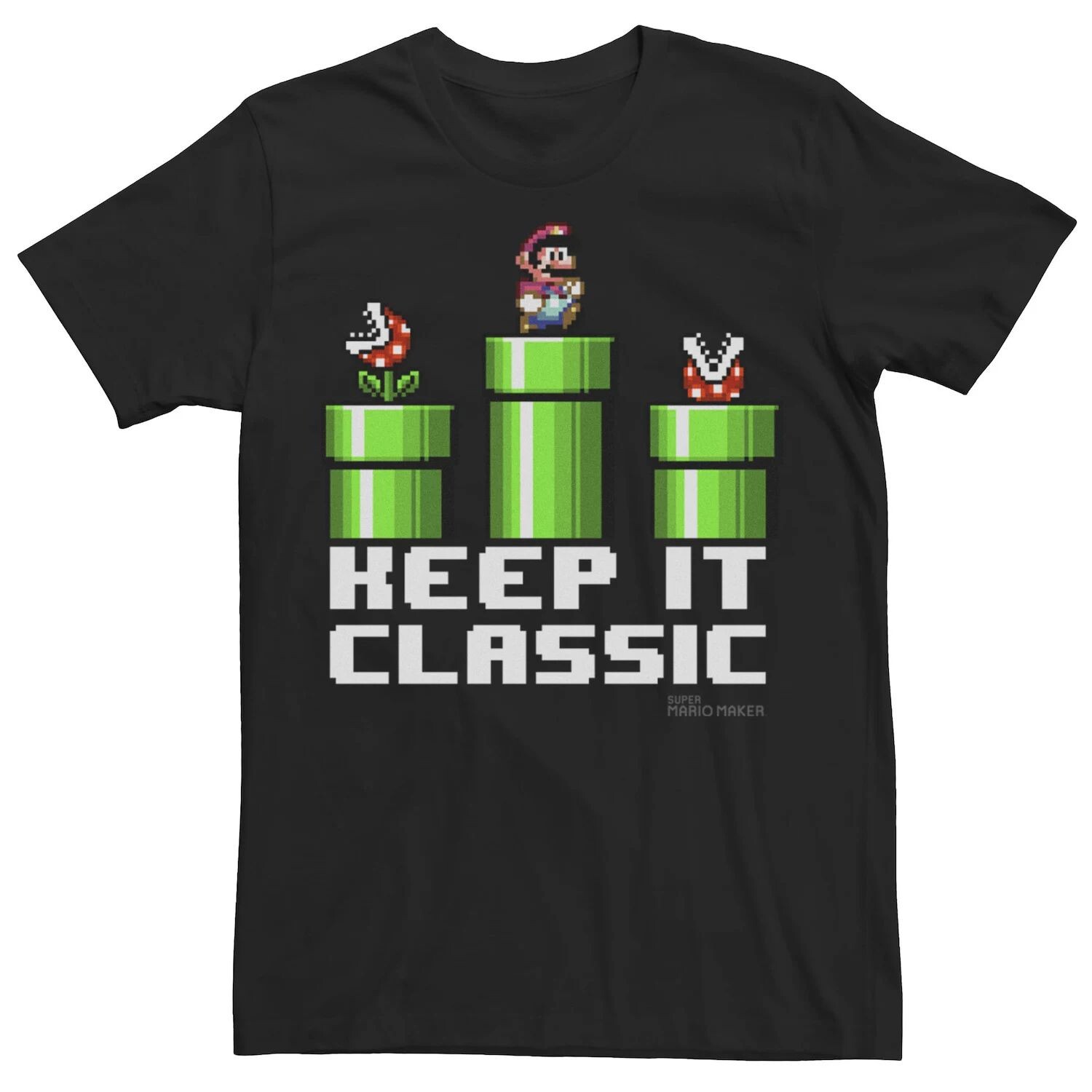 

Мужская футболка с рисунком Nintendo Choose Wisely Licensed Character