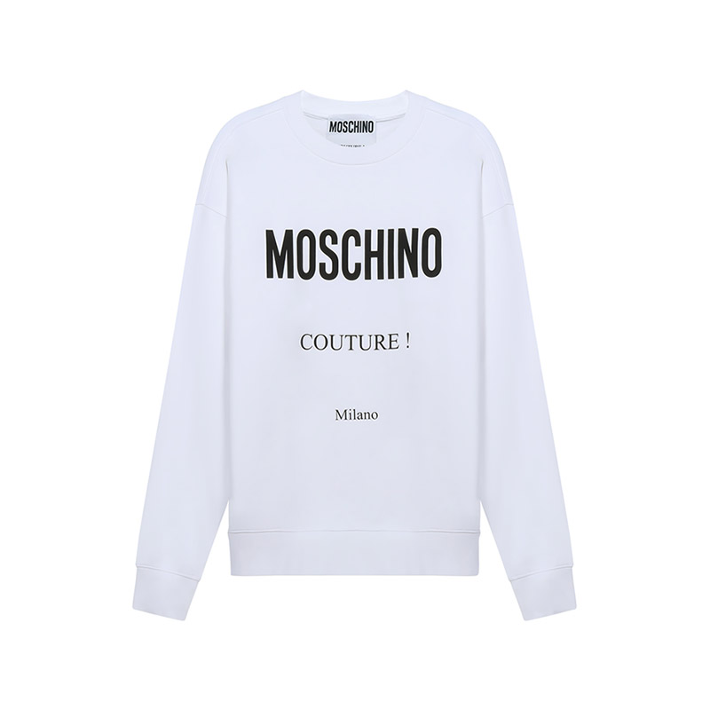 

Свитшот с принтом логотипа MOSCHINO, белый