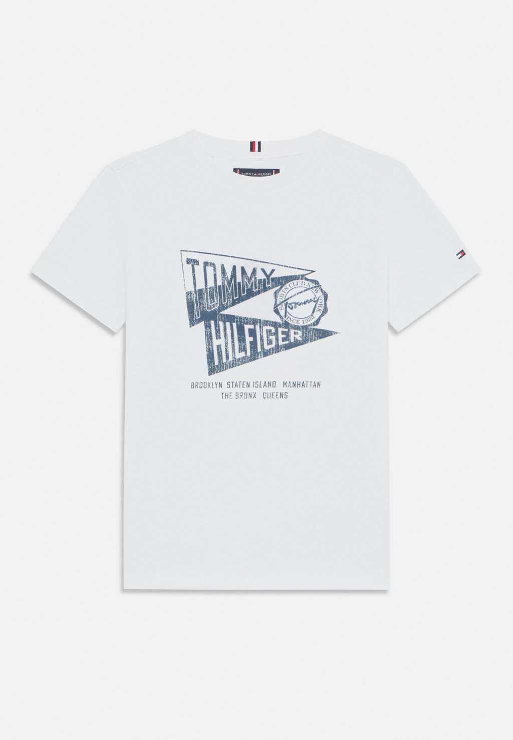 

Футболка с принтом TEXTURED GRAPHIC PRINT TEE Tommy Hilfiger, белый