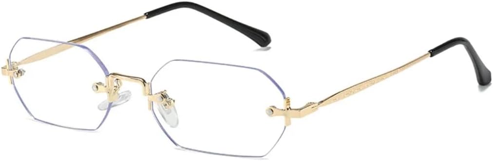 

Модные винтажные солнцезащитные очки без оправы для женщин и мужчин, роскошные дизайнерские популярные солнцезащитные очки в маленькой оправе для женщин SZVVBKK, Clear