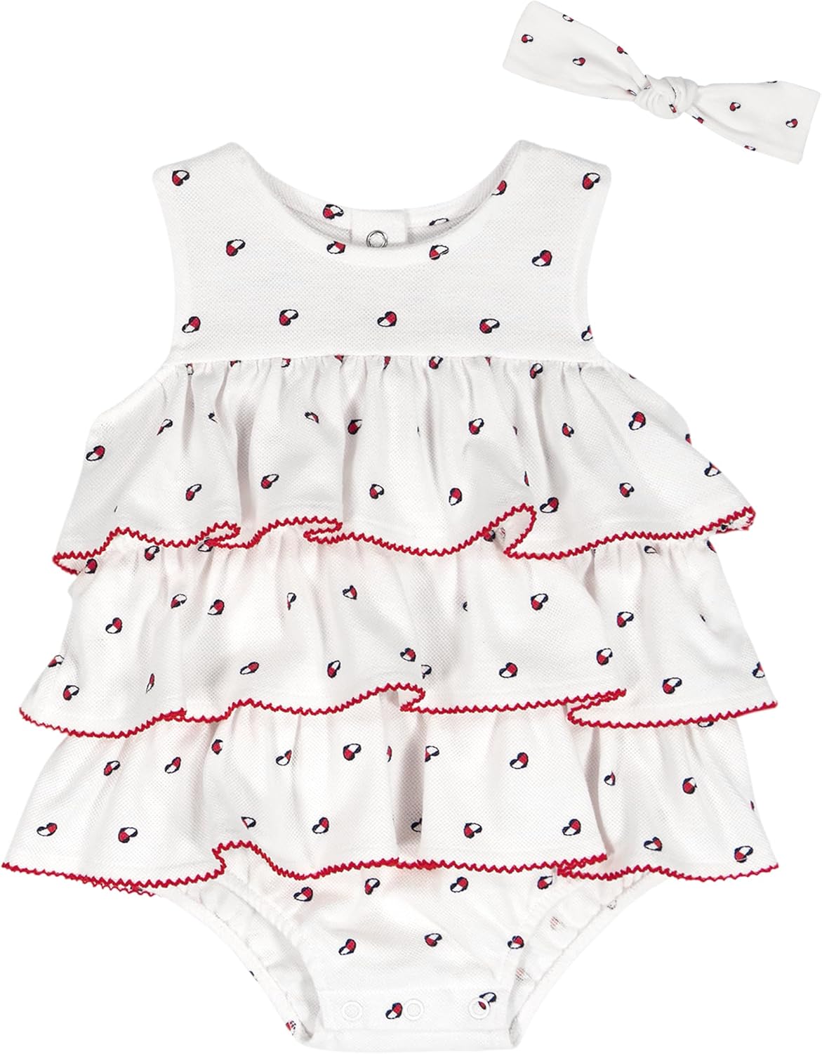 

Детский летний костюм Tommy Hilfiger с повязкой на голову, White