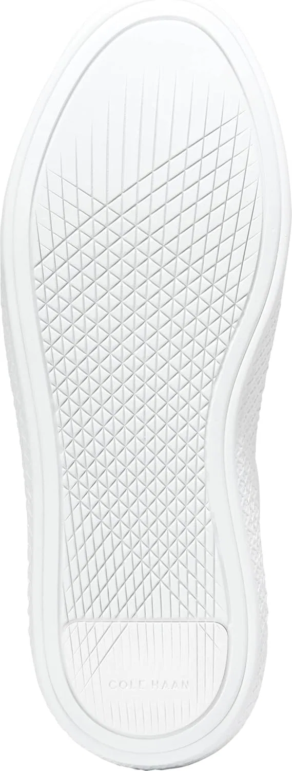 Мужские кроссовки Cole Haan Grand Hurrion Cup на шнуровке до самого носка, White — фото 2