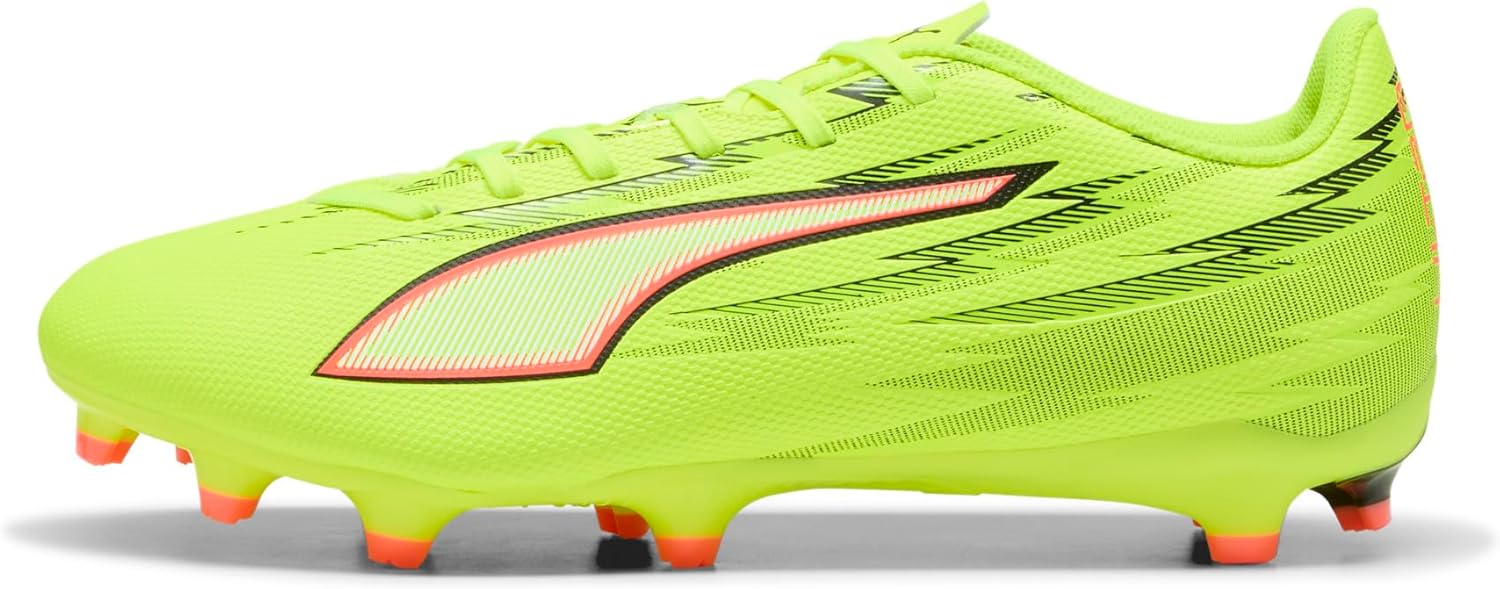 

Футбольные бутсы PUMA Mens Ultra 6 Play Firm для искусственного газона, черный/желтый