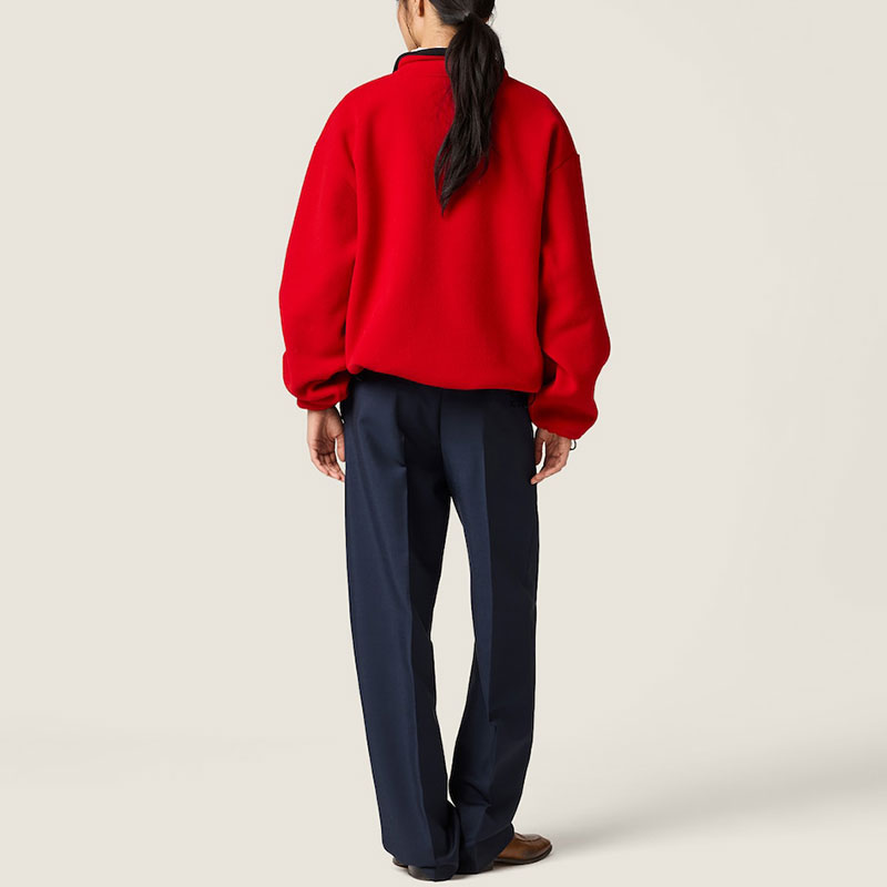 Куртка MIU MIU SS26, красный — фото 3