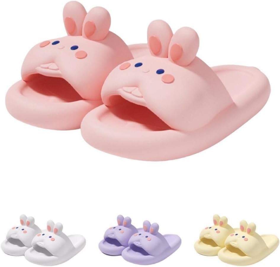 

Милые шлепанцы-зайчики Albiva, розовый