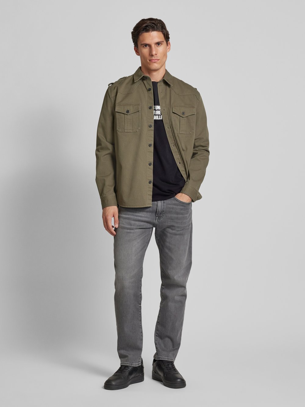 

Футболка с ярким принтом THE KOOPLES, черный
