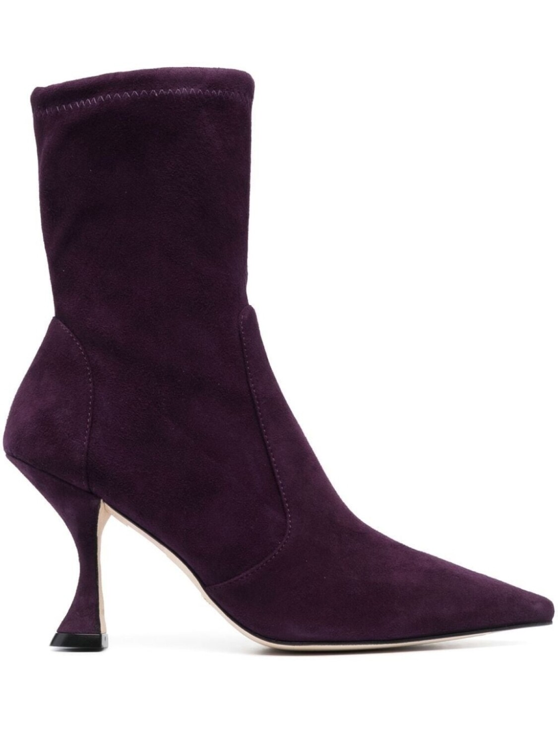 

Stuart Weitzman ботильоны-носки XCurved 85, фиолетовый