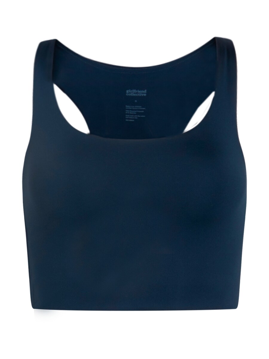 

Спортивный бюстгальтер-бралетт Girlfriend Collective Paloma, темно-синий