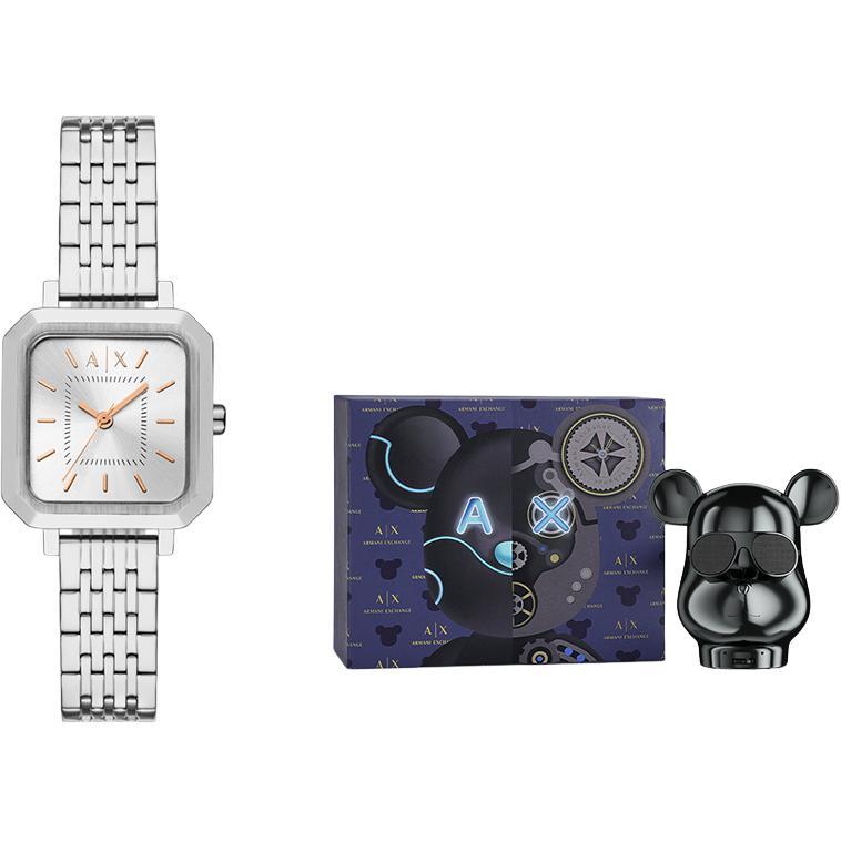 

ARMANI EXCHANGE Женские часы с кварцевым механизмом и серебристым циферблатом