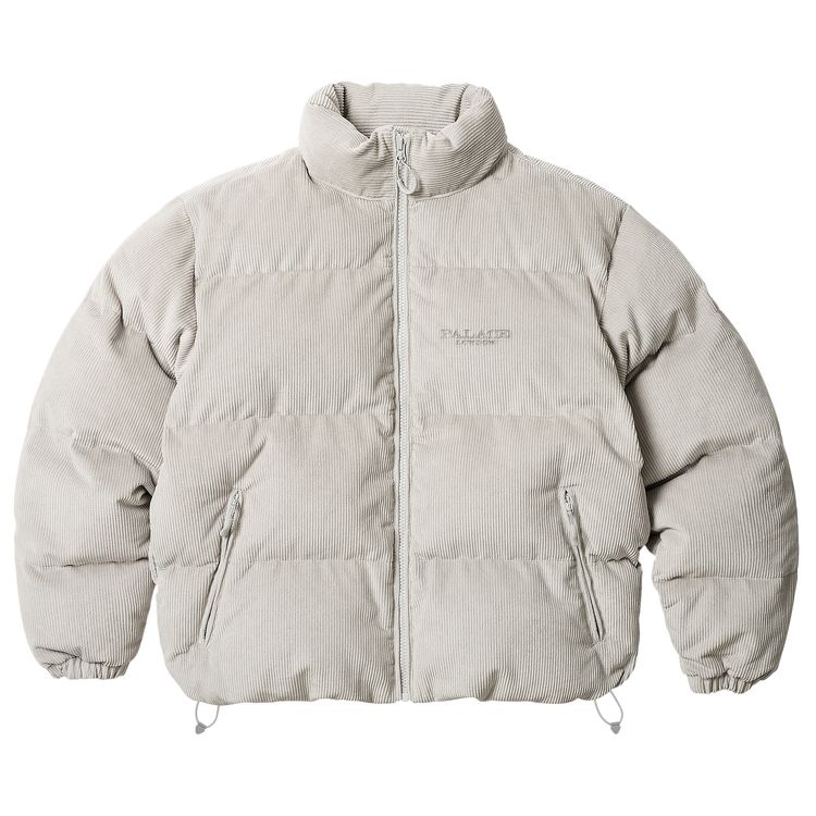 

Куртка Palace Corduroy Puffa Jacket 'Stone', серый