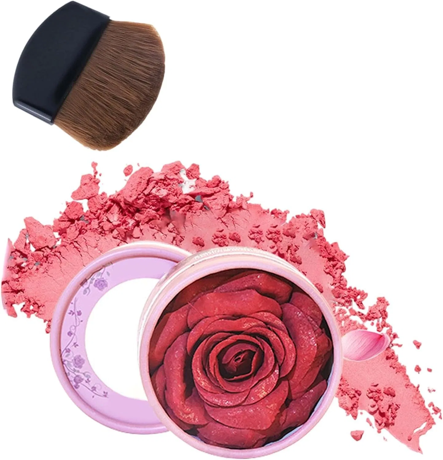 Кремовые румяна 10 мл Rose Petal Shape, легкая текстура, Generic, цвет 02