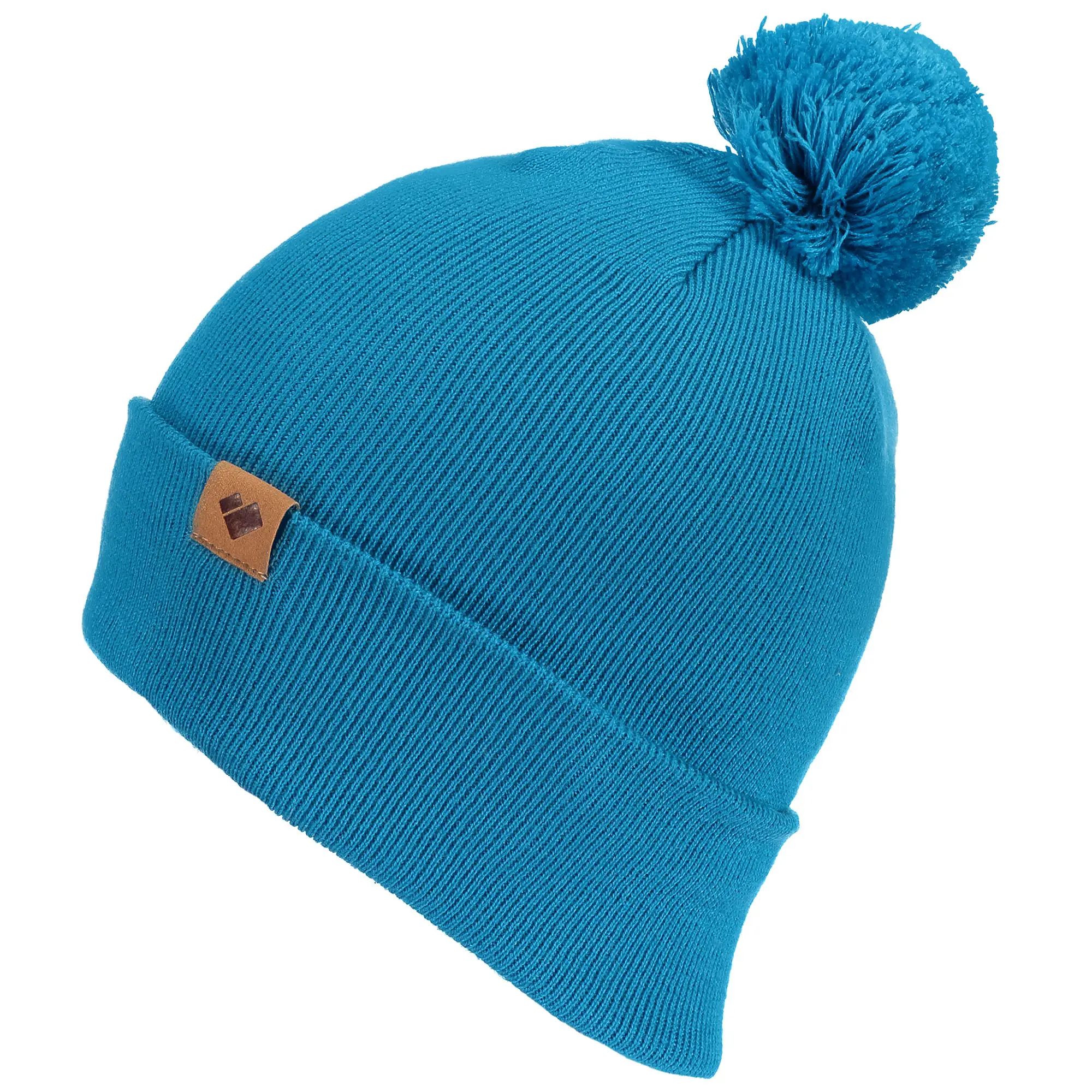 

Детская вязаная шапка с помпоном "Кливленд" Obermeyer, Surf