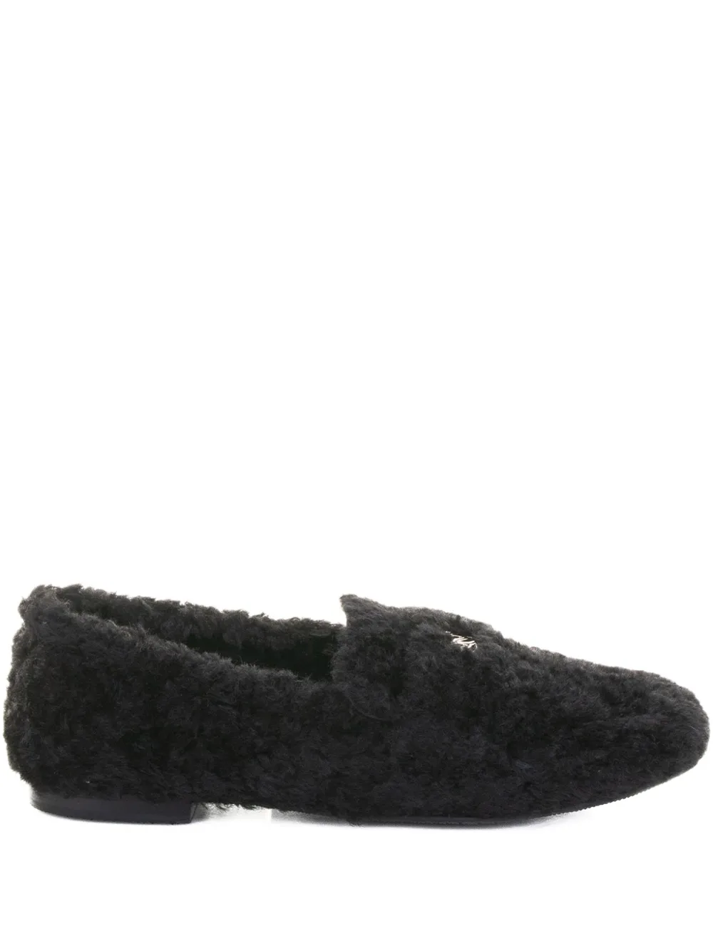 Лоферы с мехом Casadei
