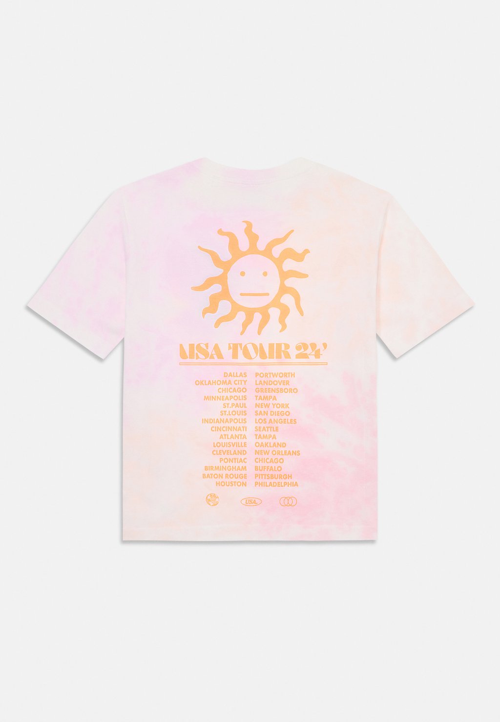 Футболка с принтом OSJKALLE LIFE TEE ONLY & SONS junior, фуксия — фото 2