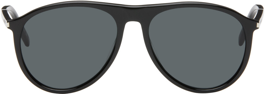 

Черные солнцезащитные очки SL 667 Saint Laurent, Black/Black/Black