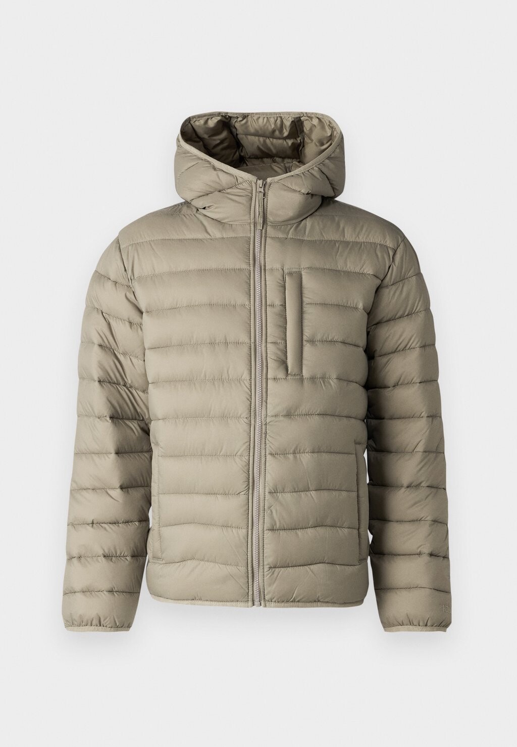 

Легкая куртка NARROW CHANNEL HOOD Hollister Co., серо-коричневый