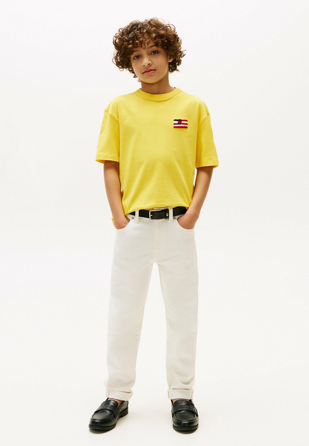 

Футболка с принтом FLAG LOGO Tommy Hilfiger, желтый
