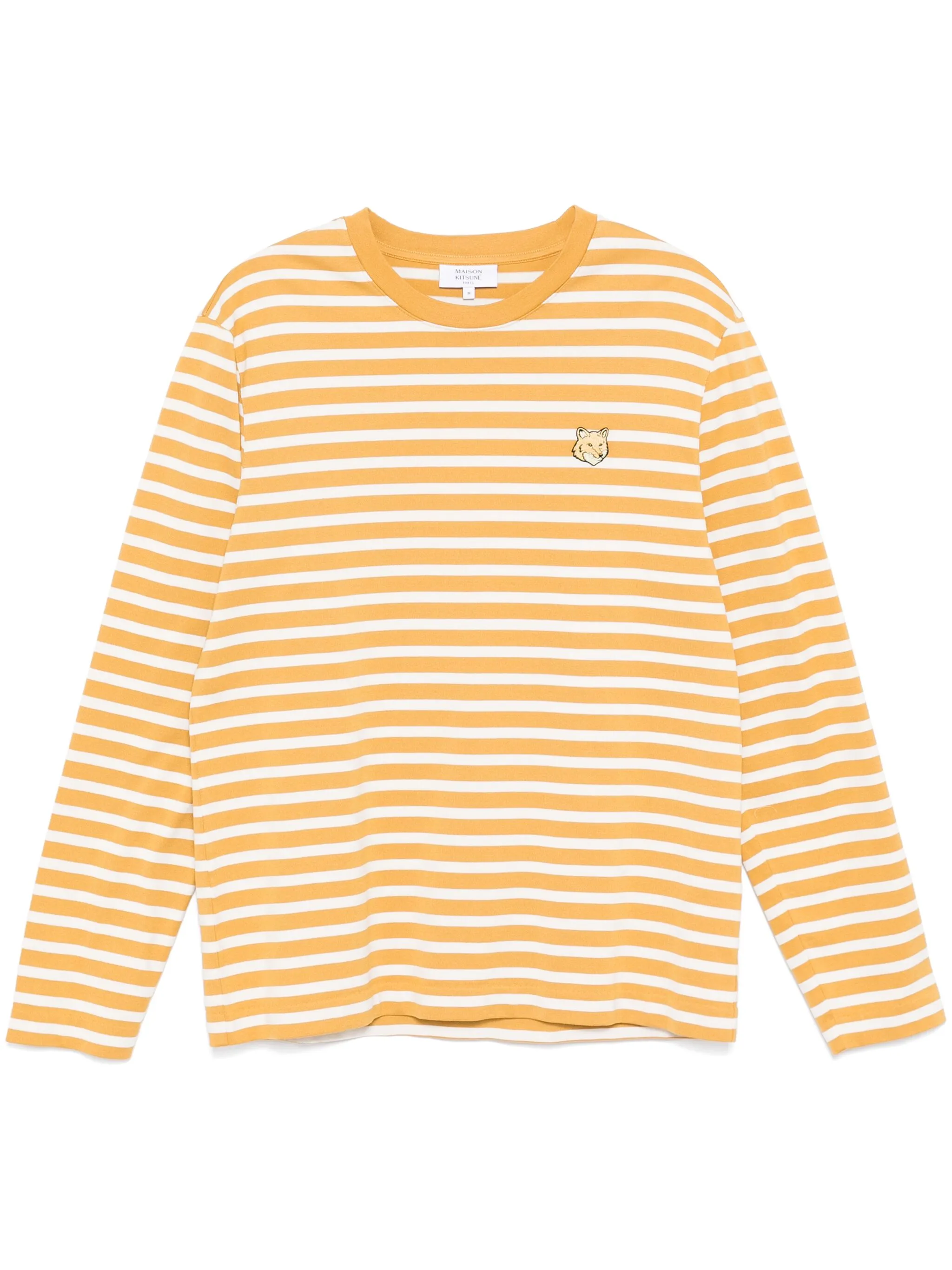

Футболка с нашивкой Bold Fox Maison Kitsuné, желтый
