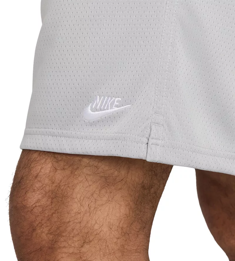 Мужские шорты Nike Club в сетку Futura Flow, цвет Light Smoke Grey — фото 3