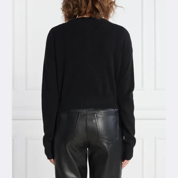 Кардиган стандартного кроя Tjw crp Essential Tommy Hilfiger, черный — фото 3