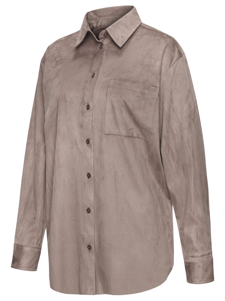 

LASCANA Рубашка с длинными рукавами цвета таупе