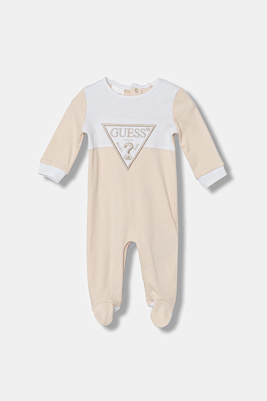

Хлопковые пижамы для младенцев Guess, бежевый