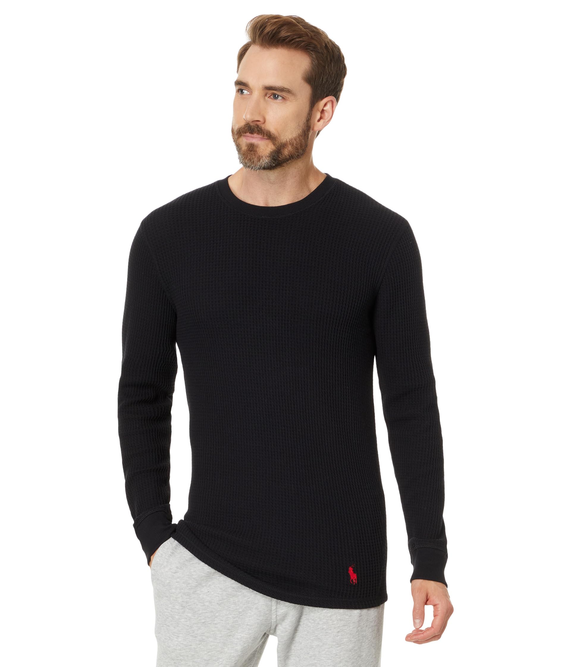 

Поло Polo Ralph Lauren Thermal Long, цвет Polo Black 1