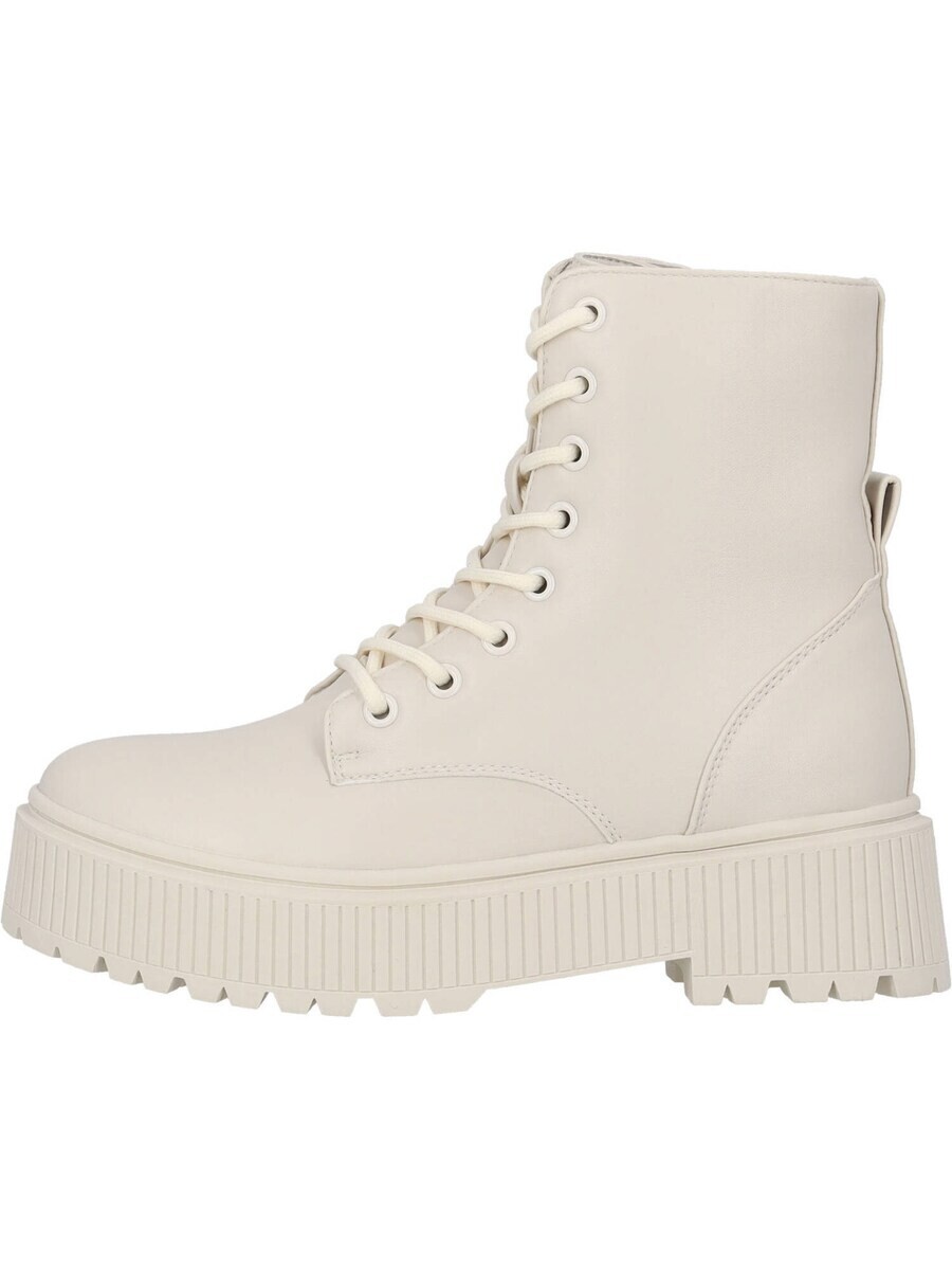 Ботильоны на шнуровке Palado Lace-Up Ankle Boots Aliaxe, светло-бежевый — фото 2