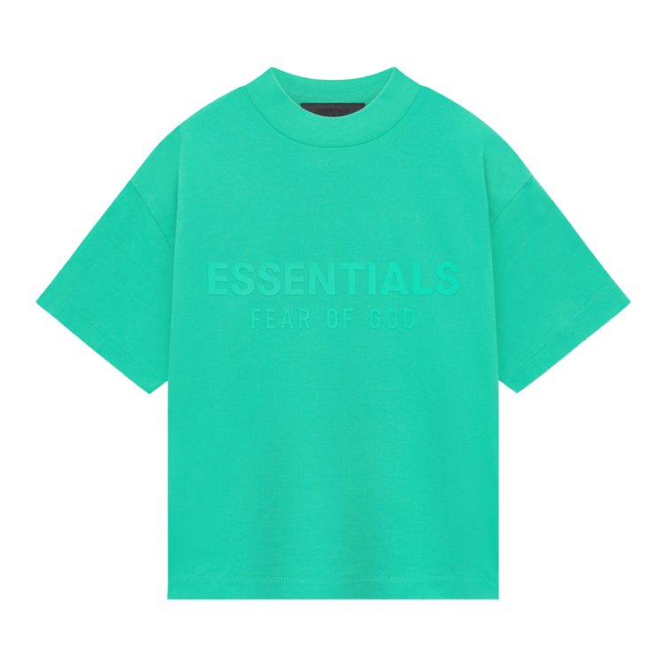 

Футболка Fear of God Essentials Kids Short-Sleeve Tee, цвет Mint Leaf