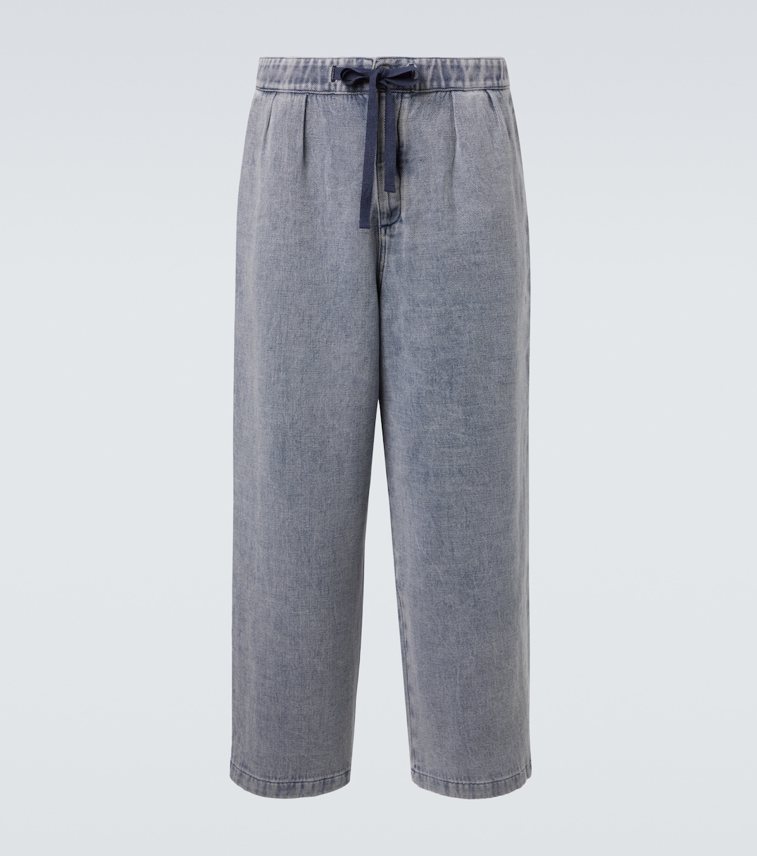 

Джинсы со средней посадкой и широкими штанинами Loewe, Grey Blue