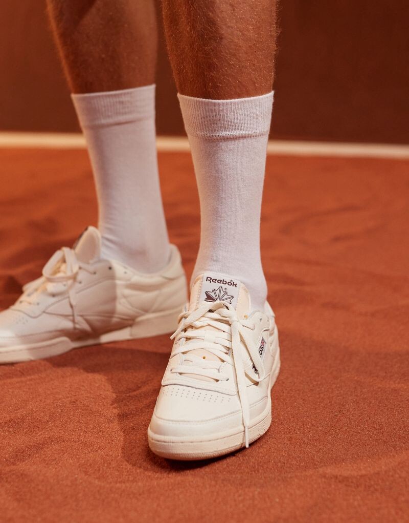 

Reebok - Club C 85 Vintage - Белые кроссовки, Белый, Reebok - Club C 85 Vintage - Белые кроссовки