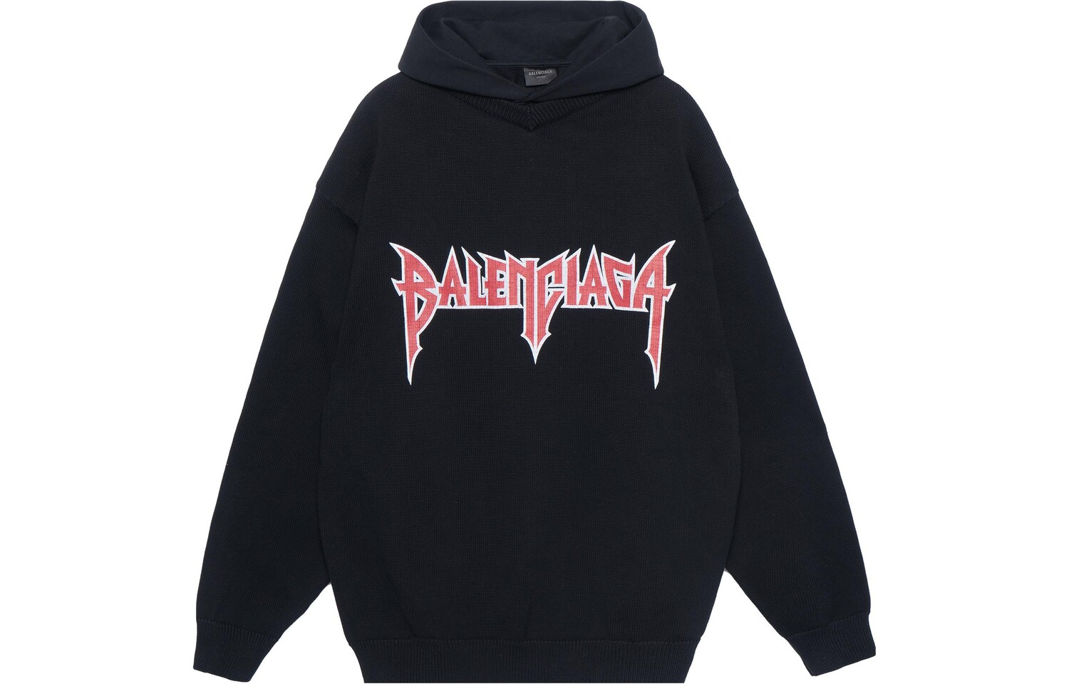 

Толстовка мужская Balenciaga Logo Printed, черный