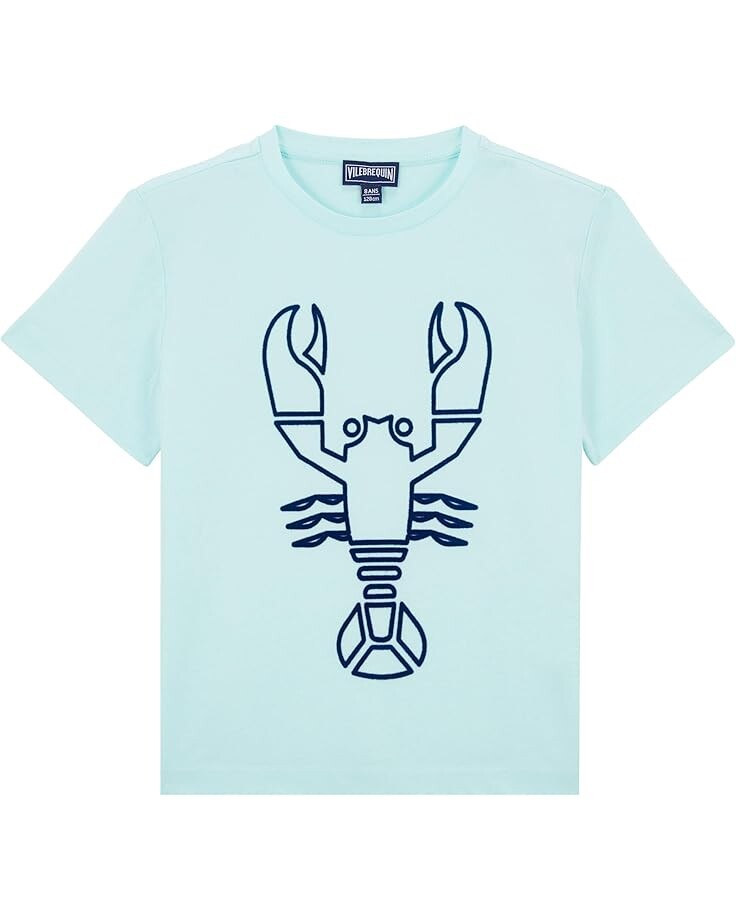 

Толстовка Vilebrequin Kids Thomy Lobster Flocked T-Shirt, цвет Thalassa