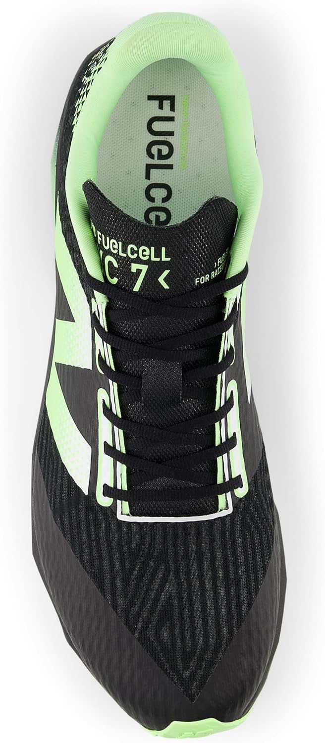 New Balance Unisex Бутсы Adult FuelCell Xc7 V5, Black/Mint Flash/White — фото 4