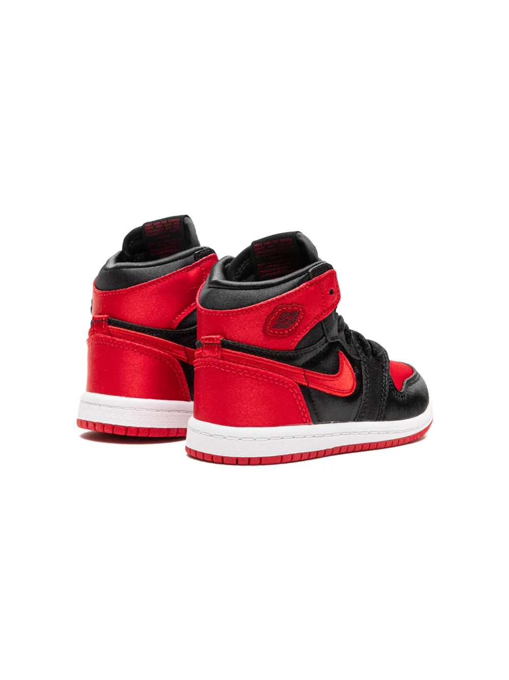 Кроссовки Jordan 1 Retro High Satin Bred Jordan Kids, черный — фото 3