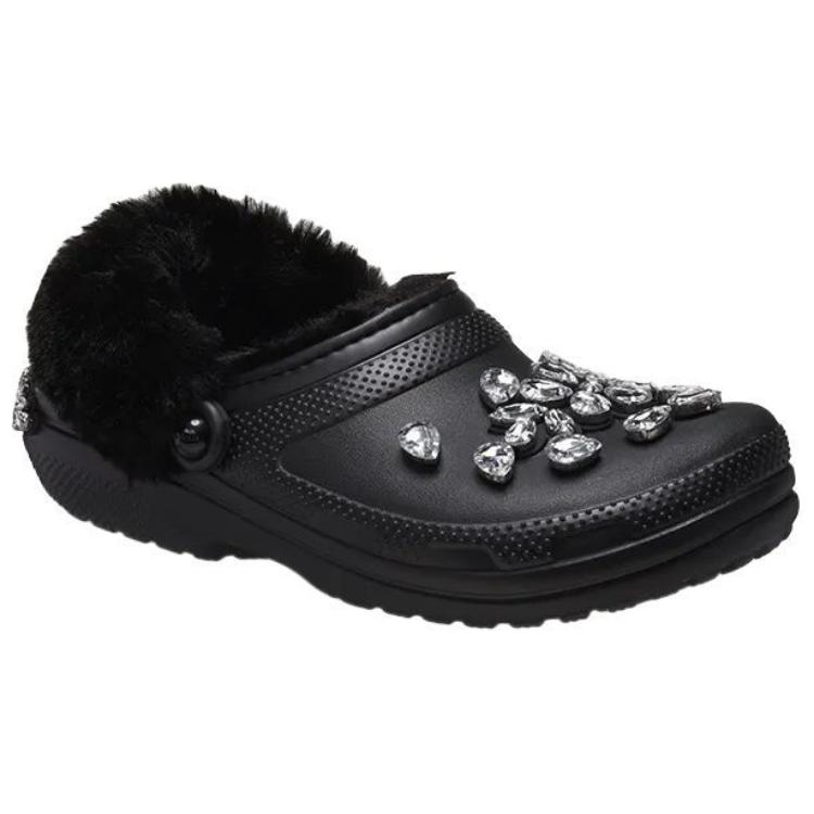 Классические Подкладные Сабо Simone Rocha Черные Женские Crocs — фото 3