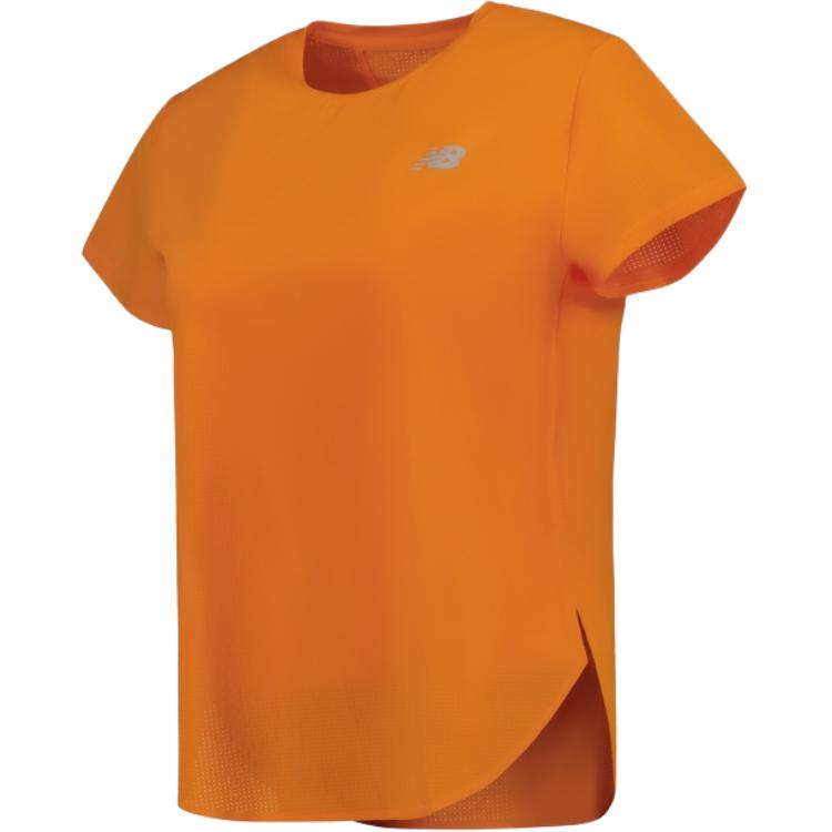 

New Balance Футболка NB женская оранжевая
