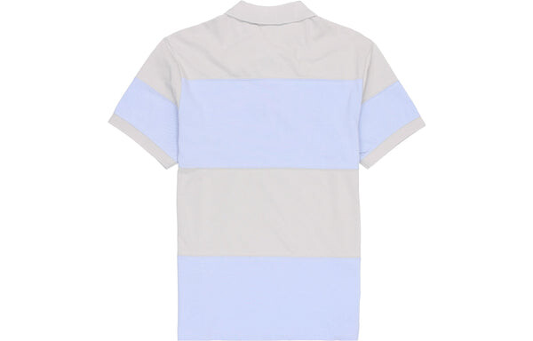 Футболка men's sportswear sport essential logo colorblock casual short sleeve light sea blue polo shirt Nike, мультиколор — фото 2