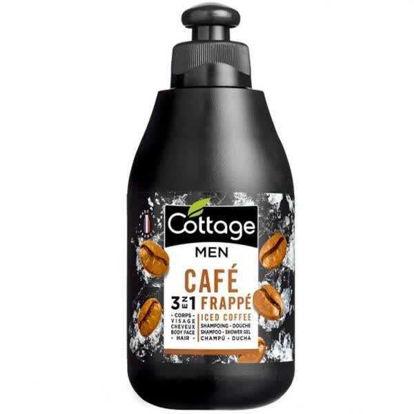 

COTTAGE Shampoing Douche Men 3в1 шампунь и гель для душа Холодный кофе 250 мл