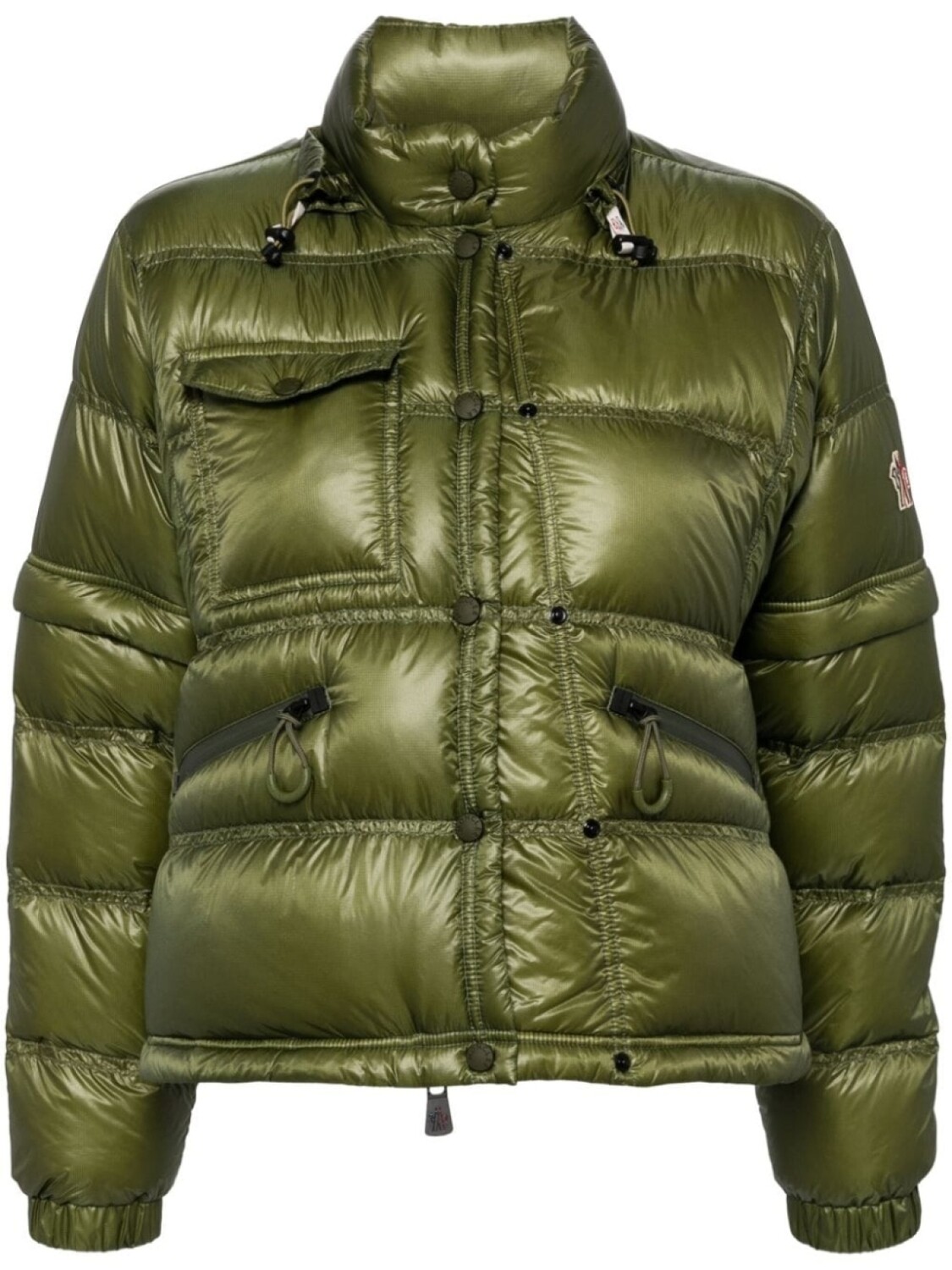 

Moncler стеганый пуховик Mauduit, зеленый