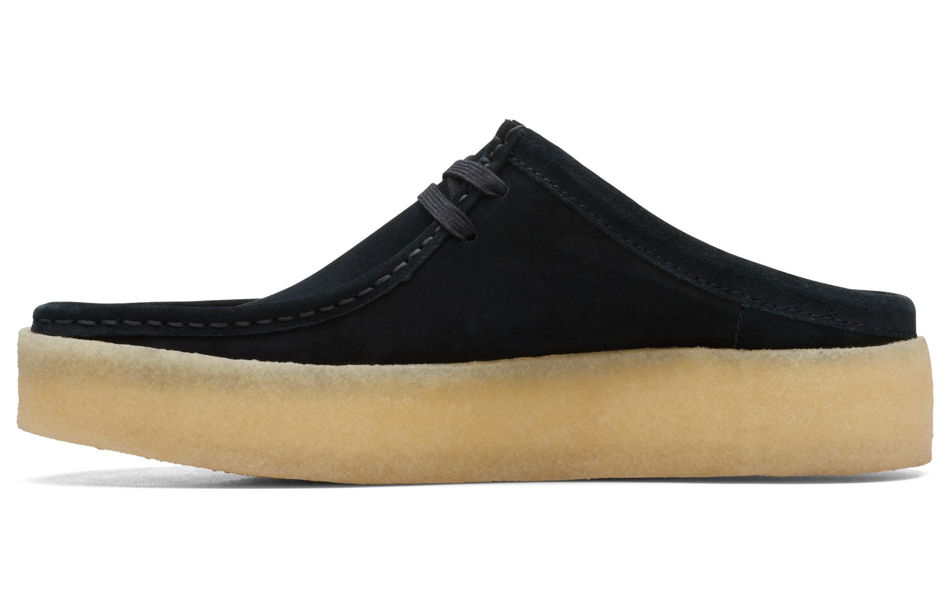 

Туфли-мюли Originals Wallabee Cup из черной замши Clarks