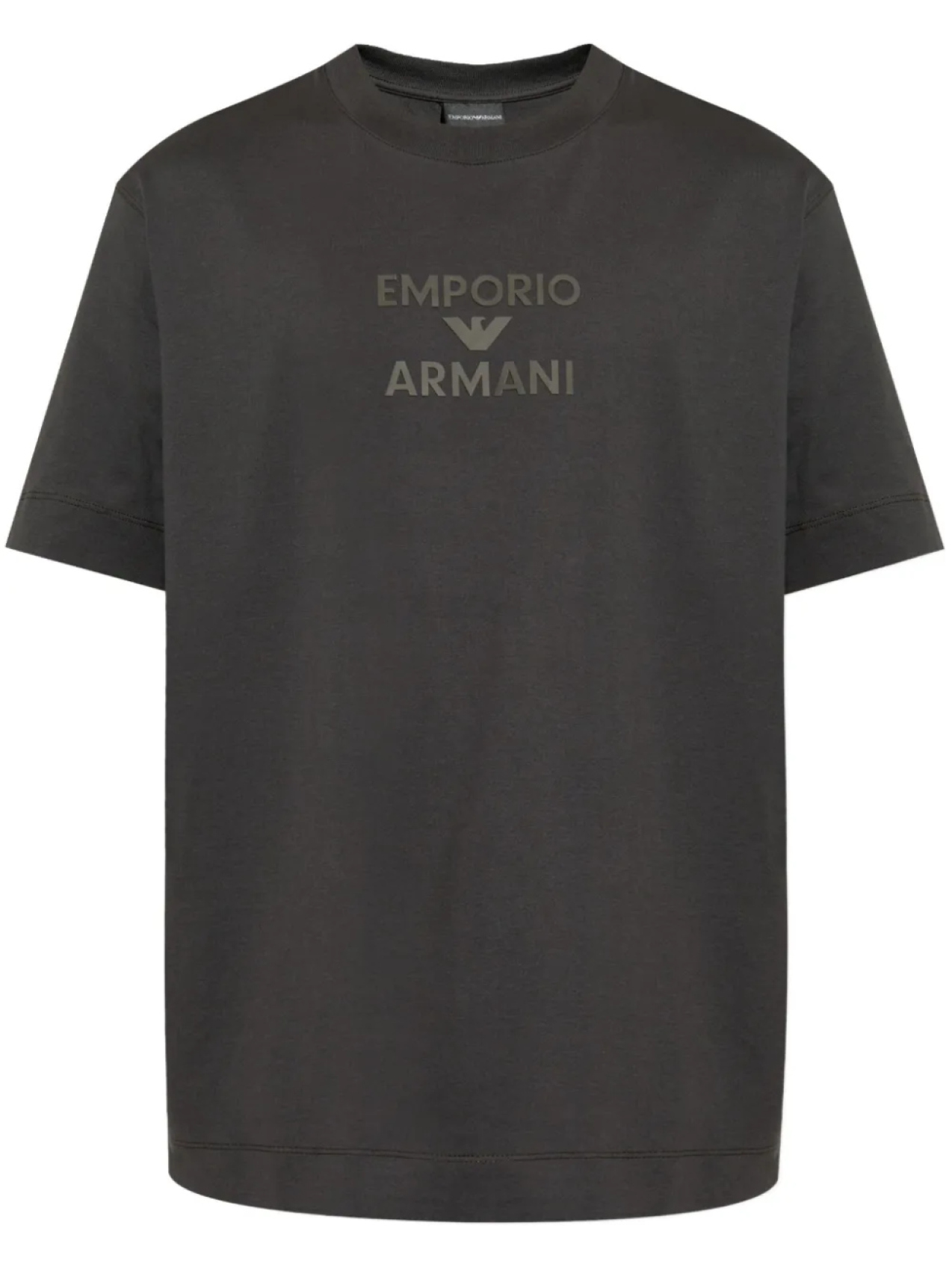 

Футболка из хлопка Emporio Armani, серый