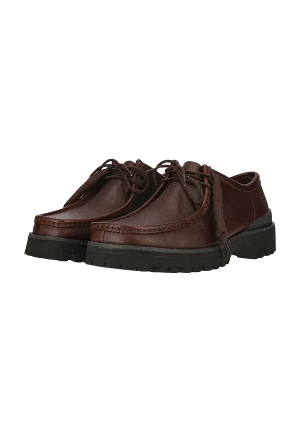 Ботинки повседневные Clarks Originals Walla yukoner casual lace ups, коричневый скотч грей — фото 2