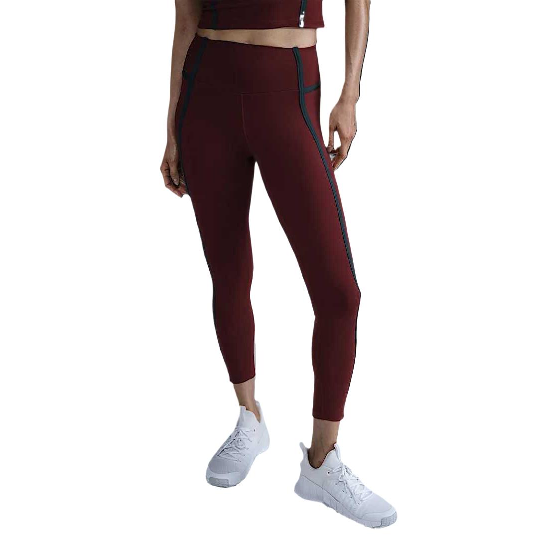 Женские леггинсы с высокой талией 7/8 Nike, красный/синий/черный — фото 3
