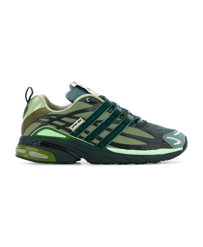 

Кроссовки из разноцветной кожи с сеткой Adidas, мультиколор