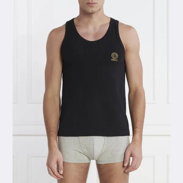 

Майка узкого кроя Versace, черный