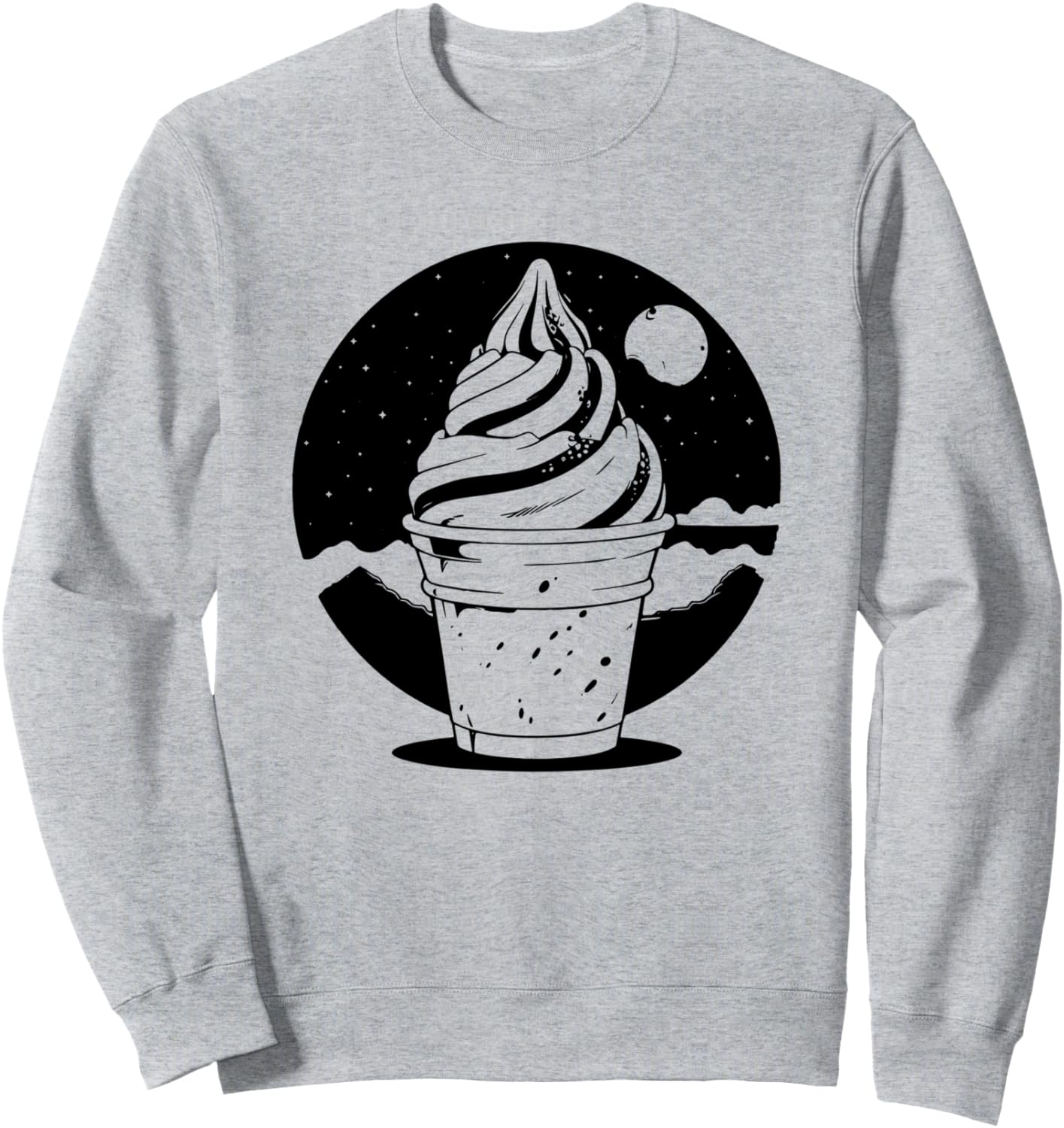 

Толстовка с изображением мороженого Funny Ice Cream Lover'S T-Shirts And Gifts, серый